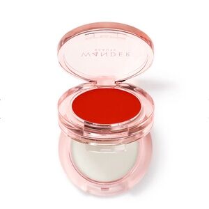 Wander Beauty Double Date Lip & Cheek Balm Swipe Red NIB Cream Blush